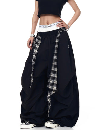 plaid paratrooper pants