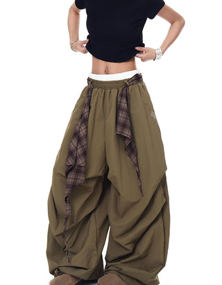 plaid paratrooper pants