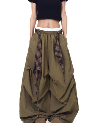 plaid paratrooper pants