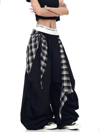 plaid paratrooper pants