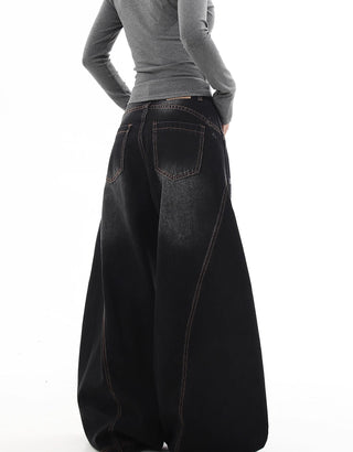 washed machete jeans