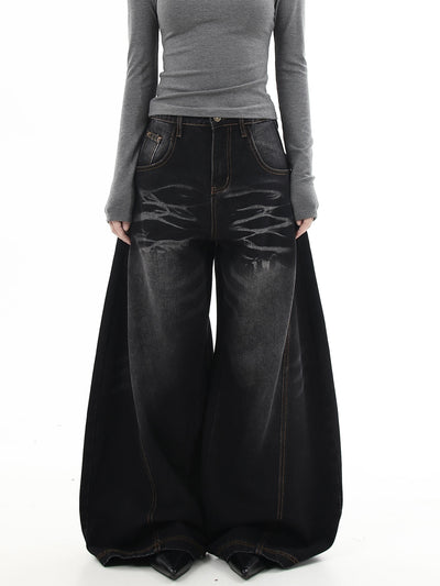 washed machete jeans