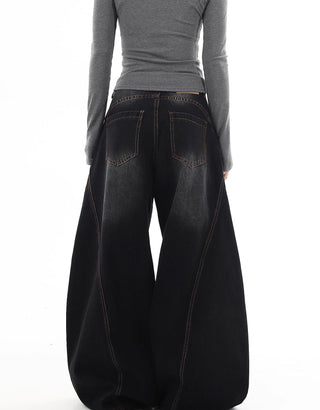washed machete jeans