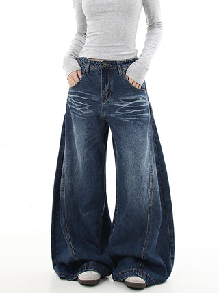 washed machete jeans