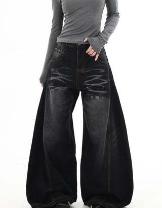 washed machete jeans