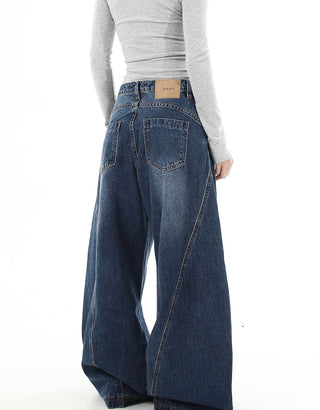 washed machete jeans
