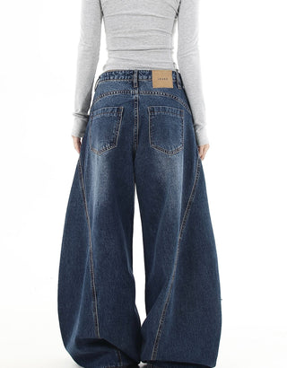 washed machete jeans