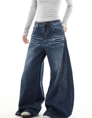 washed machete jeans