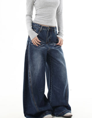 washed machete jeans