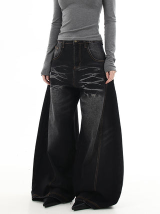 washed machete jeans