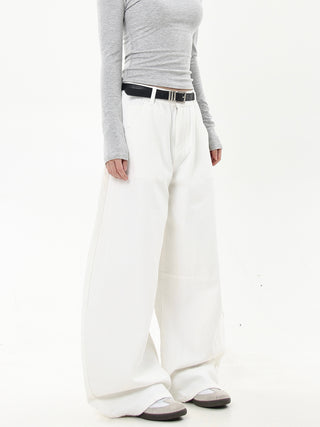 white machete jeans
