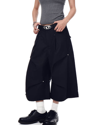 rivet cropped trousers
