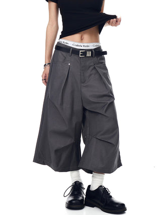 rivet cropped trousers