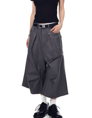 rivet cropped trousers