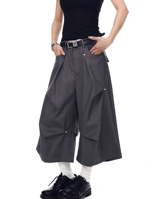 rivet cropped trousers