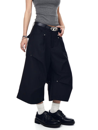 rivet cropped trousers