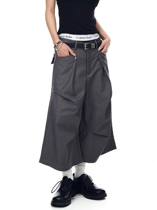 rivet cropped trousers