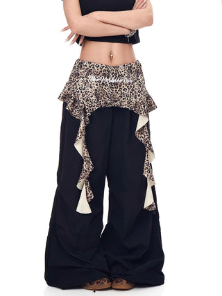 leopard paratrooper pants