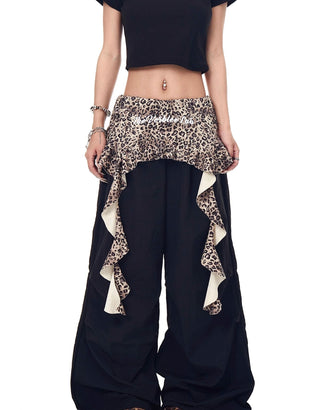 leopard paratrooper pants