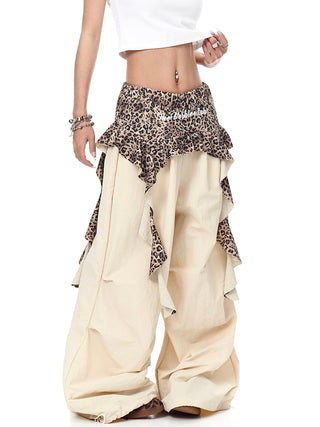 leopard paratrooper pants
