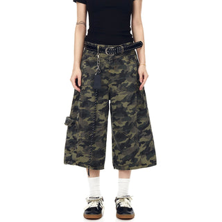 retro workwear shorts