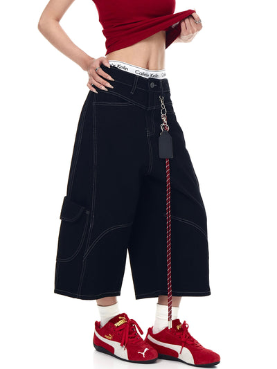 retro workwear shorts