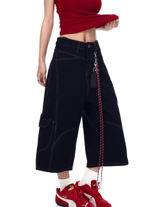 retro workwear shorts