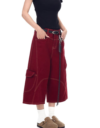 retro workwear shorts
