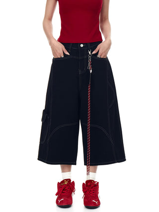 retro workwear shorts
