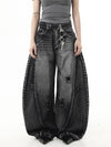 washed machete jeans