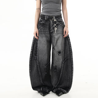 washed machete jeans