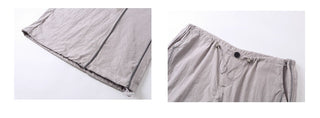 multi-pocket paratrooper pants