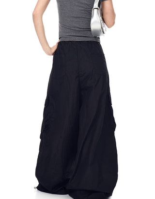 multi-pocket paratrooper pants