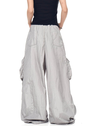 multi-pocket paratrooper pants
