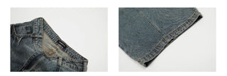 stitched machete jeans
