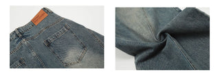 stitched machete jeans
