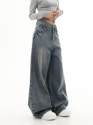 stitched machete jeans