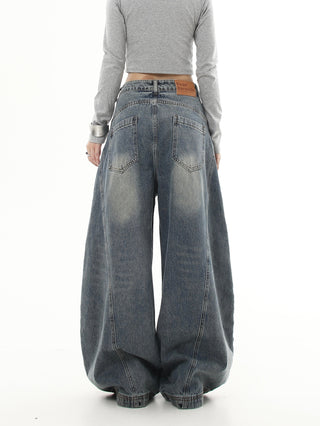 stitched machete jeans