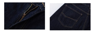 washed denim shorts