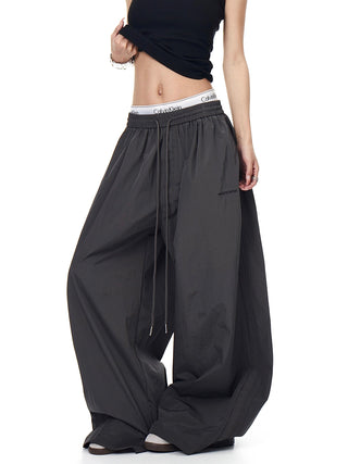 drawstring paratrooper pants