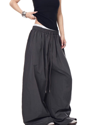 drawstring paratrooper pants