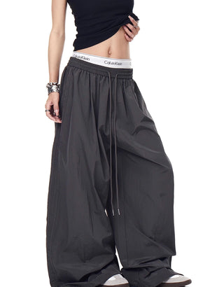 drawstring paratrooper pants