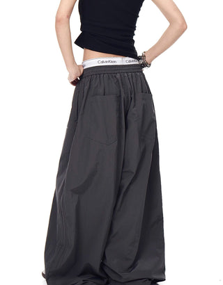 drawstring paratrooper pants