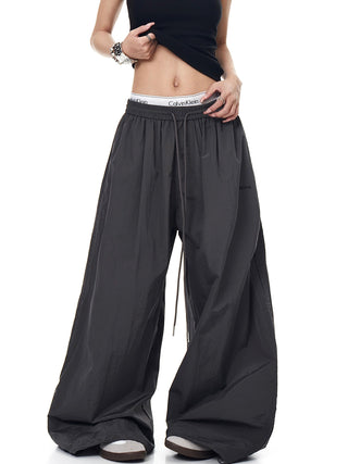 drawstring paratrooper pants