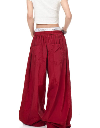drawstring paratrooper pants