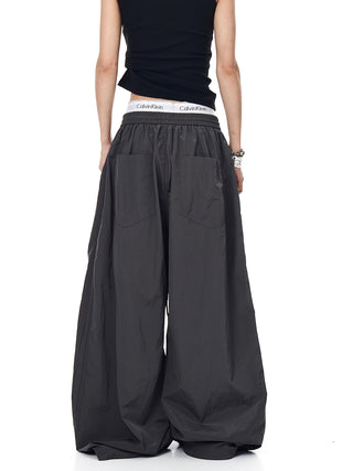 drawstring paratrooper pants