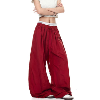 drawstring paratrooper pants