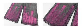 graffiti washed jeans