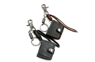 leather bag pendant