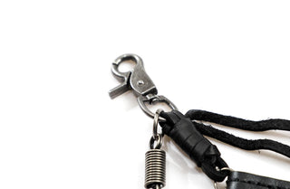 leather bag pendant